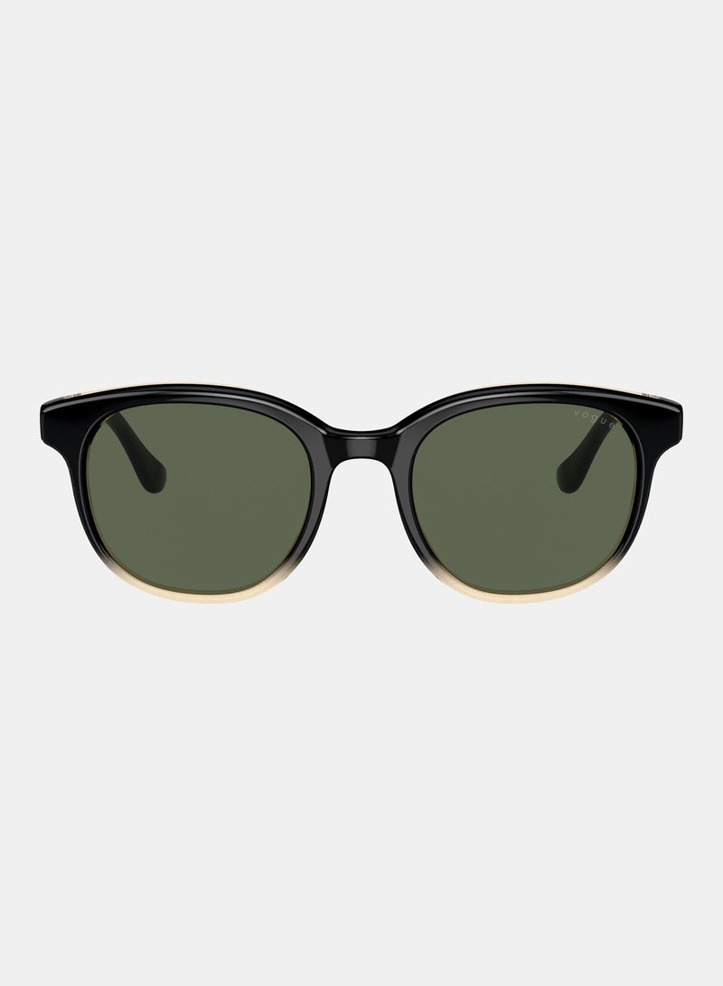 Vogue Full Rim Round Sunglasses 5494SI, 51, 3039, 71 - Image 1